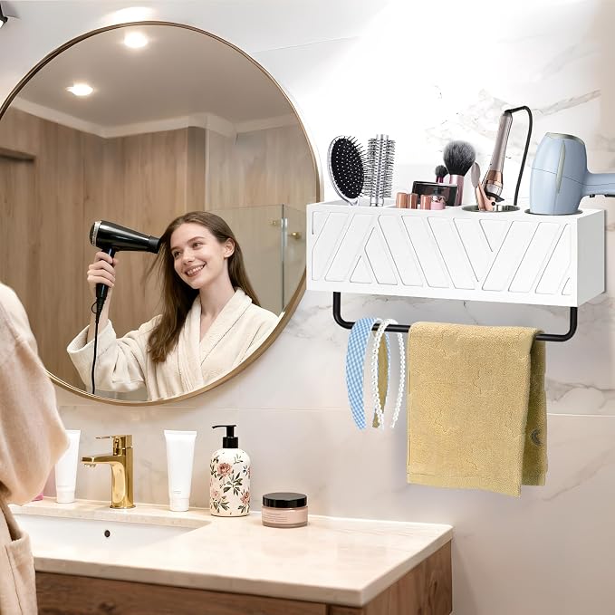 Hair Tool Organizer Wall Mounted - Image 2