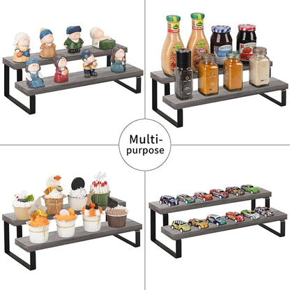 YINMIT Wooden Display Riser Stand, Tiered Perfume and Cologne Organizer Stand - Image 7