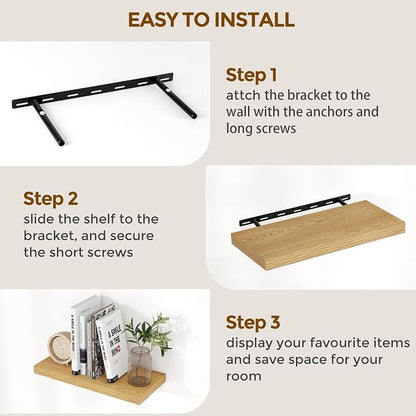 48 Inch Floating Shelves, 9.3 Inch Deep Floating Shelf - Image 7