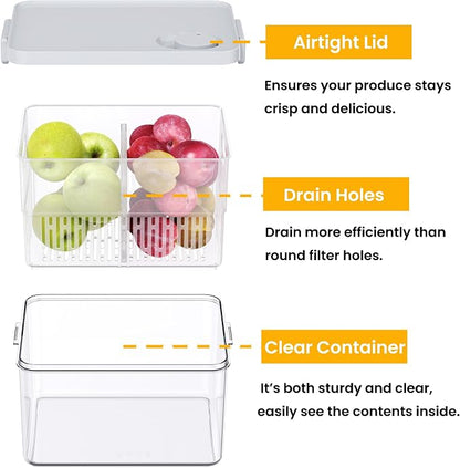 vacane 6 Pack Large Fruit Storage Containers - Image 6