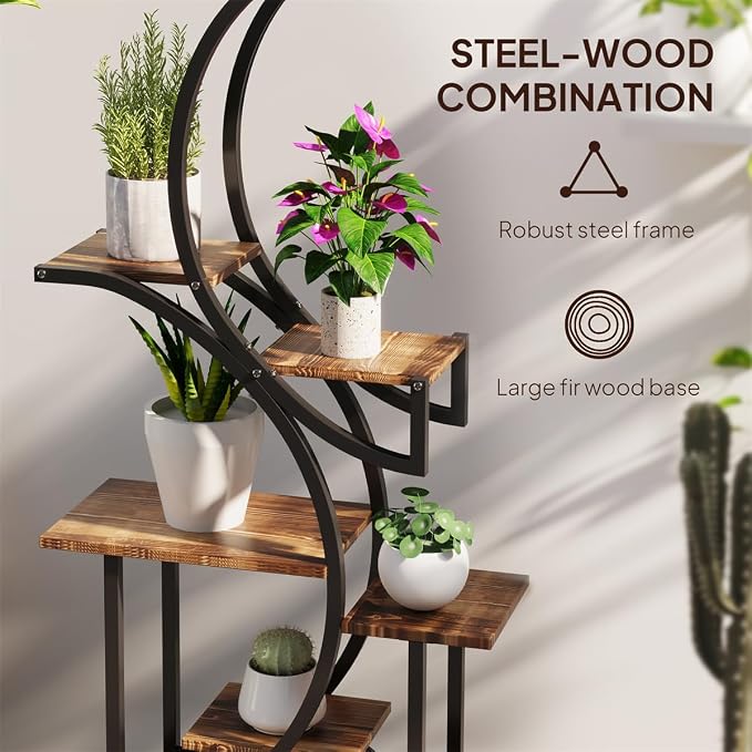 Plant Stand, Plant Stands for Indoor Plants Plant Shelf Outdoor Plant Stands - Image 3