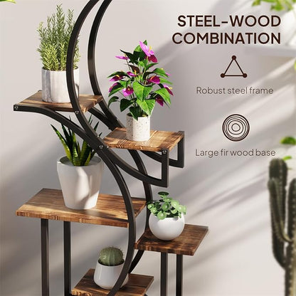 Plant Stand, Plant Stands for Indoor Plants Plant Shelf Outdoor Plant Stands - Image 3
