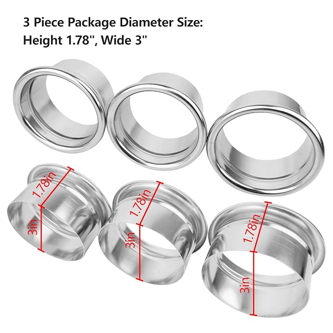 3.0 Inch 3pcs Open Hair Styling Dryer Appliance Tools Holder Tube Package Salon - Image 2