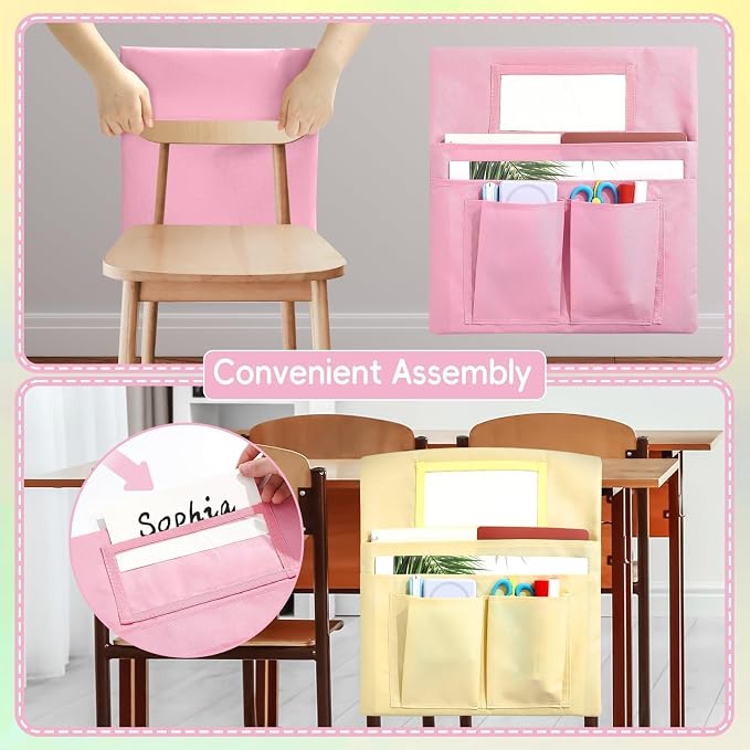 gisgfim 24 Pcs Small Chair Pockets - Image 5