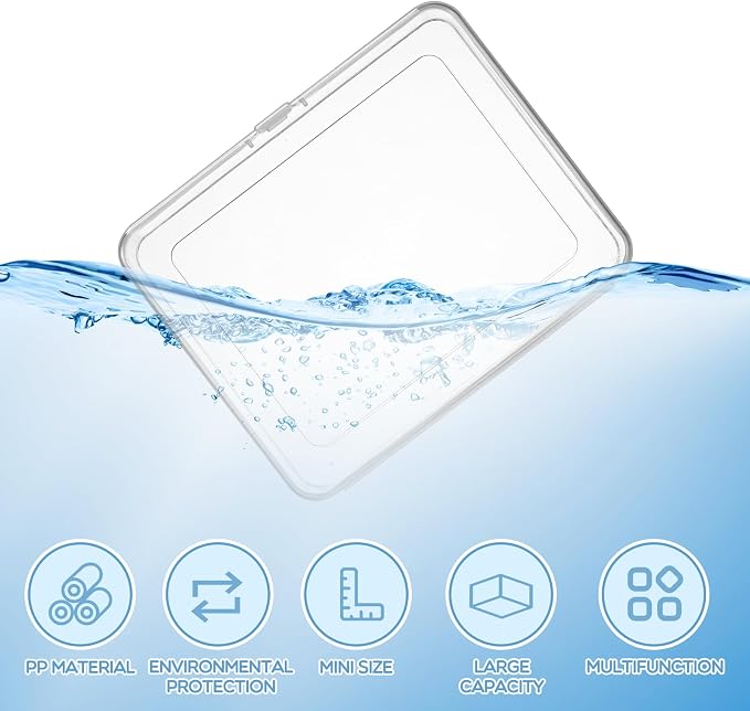 Jetec 30 Pieces Mini Plastic Clear Beads Storage Containers Box - Image 4
