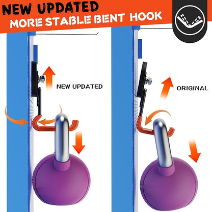 ULIBERMAGNET New Upgraded Heavy Duty Magnetic Garage Hooks, 4 Pack Strong Large - Image 4
