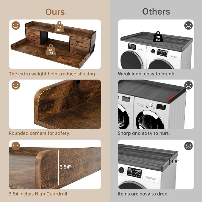 4 Drawers Washer Dryer Countertop - Image 7