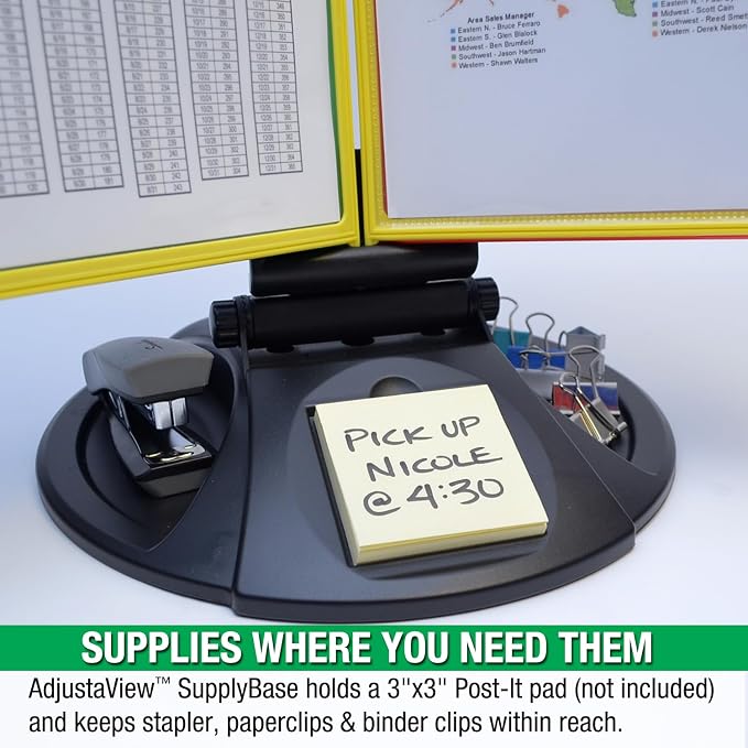 Ultimate Office AdjustaView 10-Pocket Desk Reference Organizer - Image 5