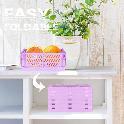 Tixill 2-Pack Mini Foldable Plastic Baskets - Image 3