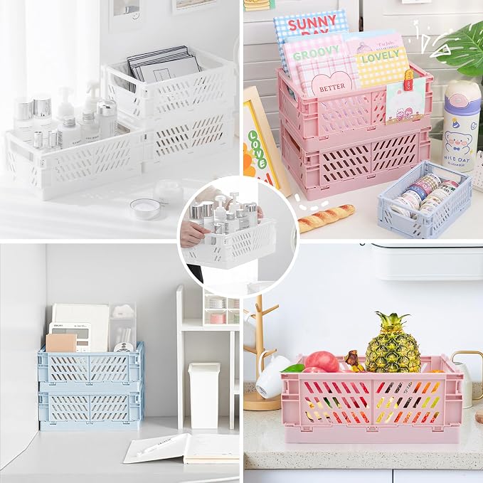 Plastic Storage Baskets for Desk Organizing, Office Drawer Organizer, 2 - Image 5