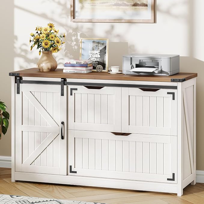 Halitaa 47.8” Farmhouse File Cabinet - Image 7