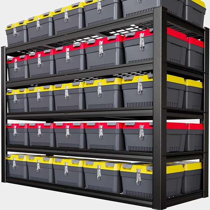 30" D Storage Shelves, 5 Tier Shelving Units Industrial Shelving by SKZNSA