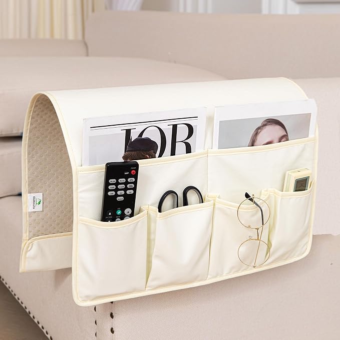 HAOMAIJIA Anti Slip Sofa Armrest Organizer Arm Chair Bedside Caddy Storage by HAOMAIJIA
