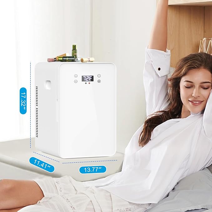 advwin 22L Mini Fridge for Bedroom, 30 Cans Portable Cooler & Warmer Compact - Image 8