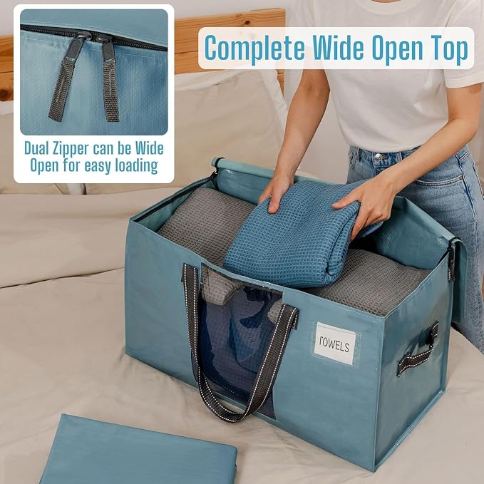 VENO 8 Pack Moving Bags, Comforter and Blanket Storage Bags - Image 4