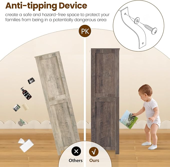 Iwell Tall Storage Cabinet - Image 8