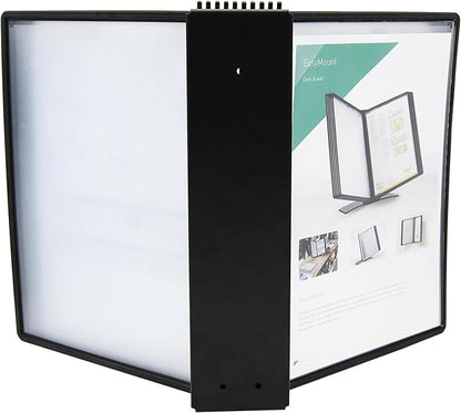 Tarifold Wall Mount Reference Organizer Display System, 10 Double-Sided Pockets - Image 4