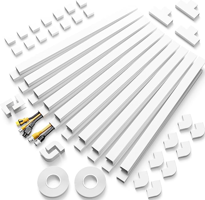 Delamu Cable Hider, 315in Cord Covers by DELAMU