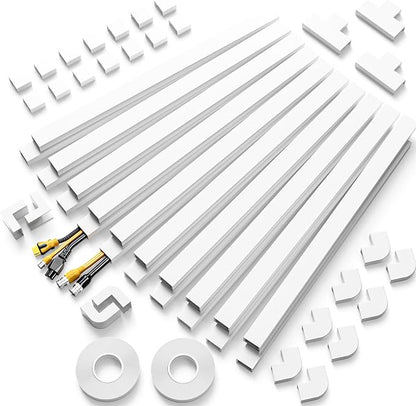 Delamu Cable Hider, 315in Cord Covers by DELAMU