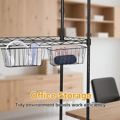 2 Pack Large Grid Wall Baskets - Image 6