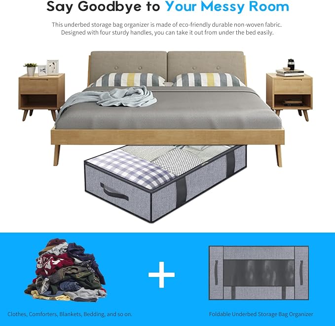 Onlyeasy Foldable Underbed Bags 2 Pack - Image 6