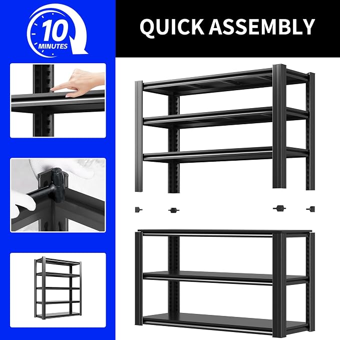 Metal Storage Shelving Heavy Duty, Shelves Unit - Image 7