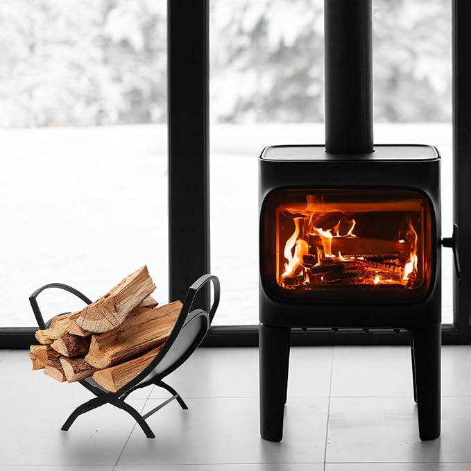 16" Small Firewood Rack Indoor - Image 9