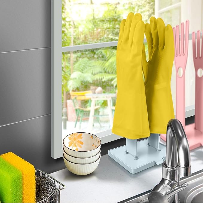 2 Piecesg Kitchen Glove Holder，Glove Dryer，dishwashing Gloves Holder，Plastic - Image 3