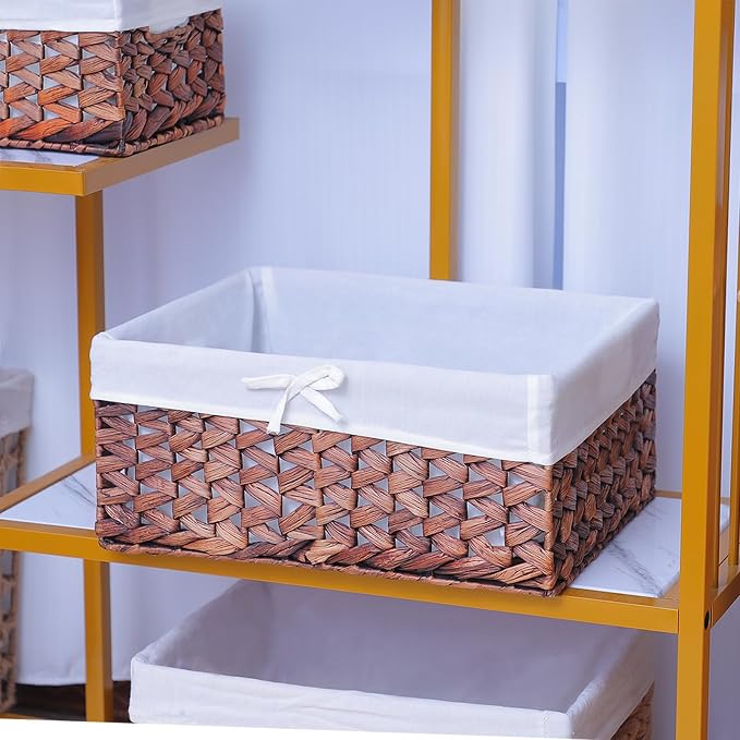 Rectangular Woven Seagrass Storage Bin - Image 6
