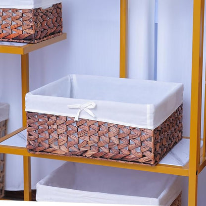 Rectangular Woven Seagrass Storage Bins - Image 6