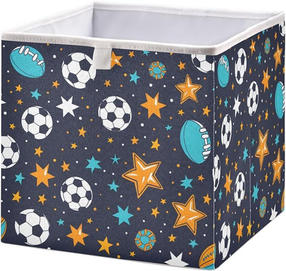 Ball and Star Closet Organizers Storage Cubes Storage Bins Shelf Baskets - Image 2