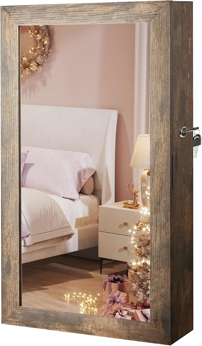 SONGMICS Lockable Jewelry Cabinet Armoire by SONGMICSbySONGMICSHOME