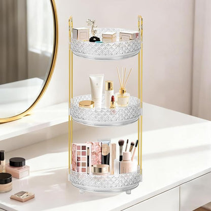 360 Rotating Rotating Makeup Organizer - Image 2