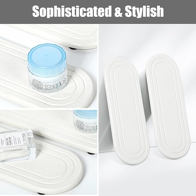 2PCS Water Absorbing Stone Tray, Fast Drying Diatomite Stone Sink Tray - Image 7