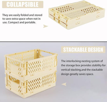 Tixill 2-Pack Mini Foldable Plastic Baskets - Image 3