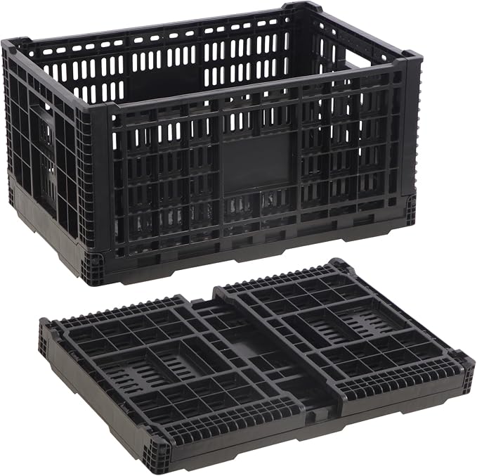72L Collapsible Milk Crate by Shineyaplus