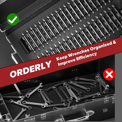 40PCS Magnetic Wrench Organizer Wrench Holder - Image 8