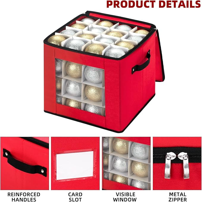 inin Christmas Ornament Storage Box - Image 6