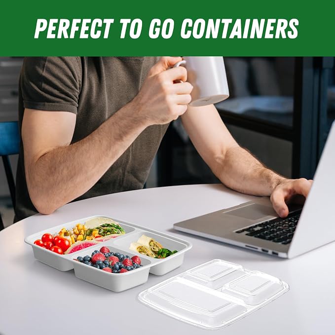 50 Pack 32 oz Meal Prep Containers Reusable - Image 7