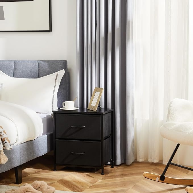 DUMOS Nightstand Set of 2, Small Dresser - Image 4
