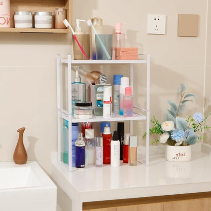 MiaLi Cabinet Organizer Shelf, Stackable Kitchen Bathroom Organizers and Storage - Image 6