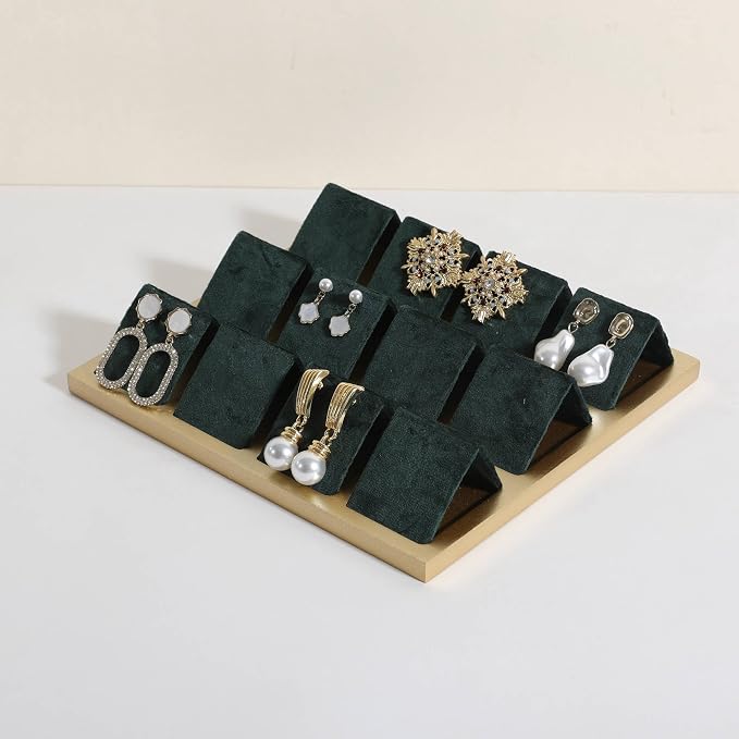 GemeShou Golden coated earring display stand by GemeShou
