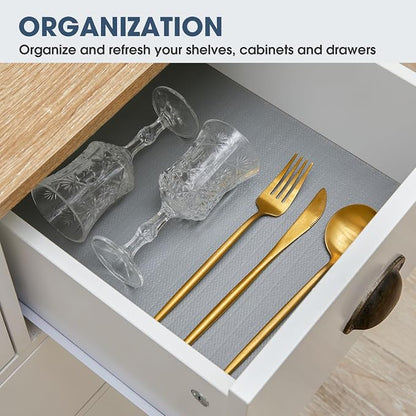 Drawer and Shelf Liner, Non-Slip Kitchen Cabinet Liners Non-Adhesive Thick - Image 7