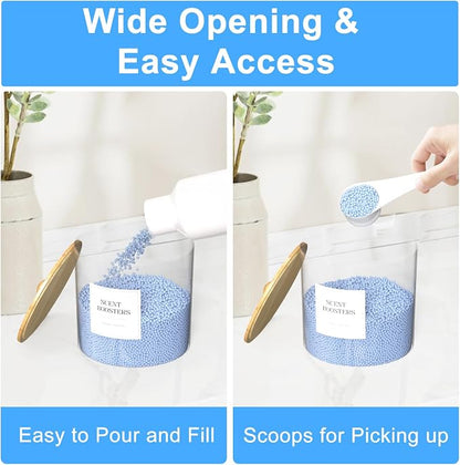 3+1 Pack Laundry Pods Containers & Dryer Sheet Holder & Laundry Detergent - Image 5
