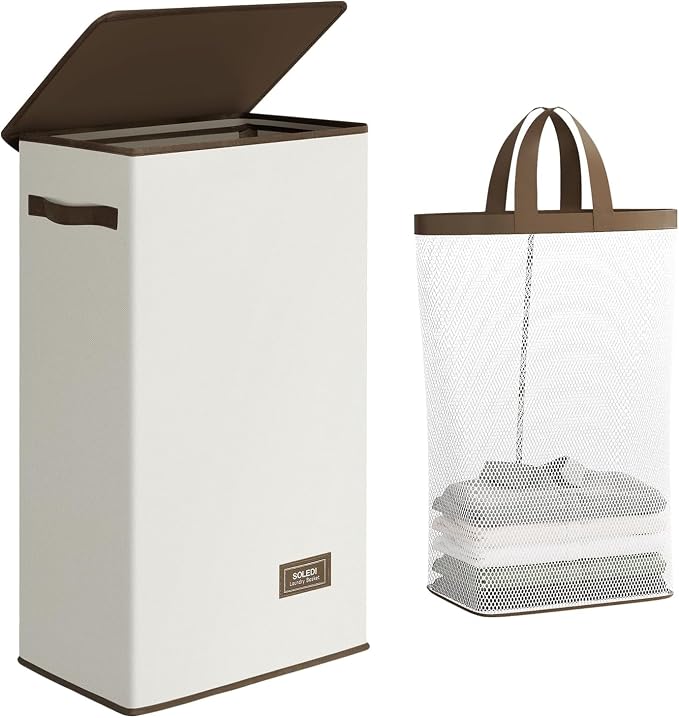 SOLEDI Slim Laundry Hamper by SOLEDI