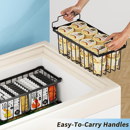 4 Pack Freezer Organizer Bins Suitable - Image 5
