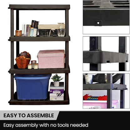Oskar Heavy Duty Plastic Storage Shelves- - Image 5