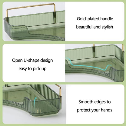 2-Tier Corner Bathroom Counter Organizer – Storage Shelf - Image 3