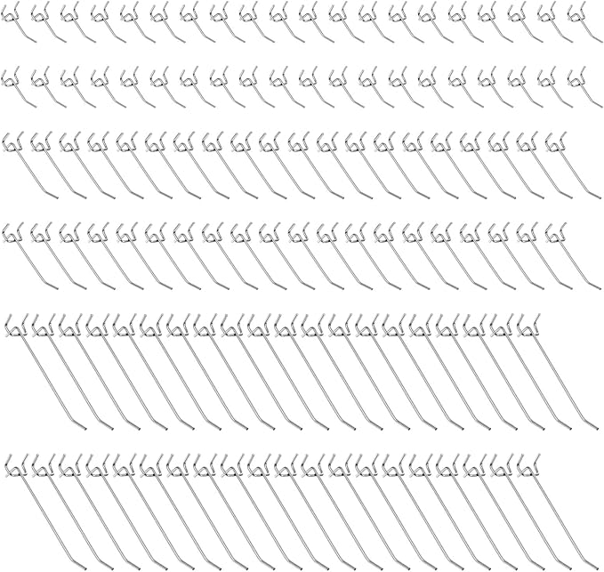 120pcs Pegboard Hooks Peg Board Shelving Hooks Peg Board Hook - Image 8