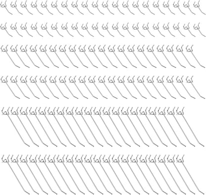 120pcs Pegboard Hooks Peg Board Shelving Hooks Peg Board Hook - Image 8